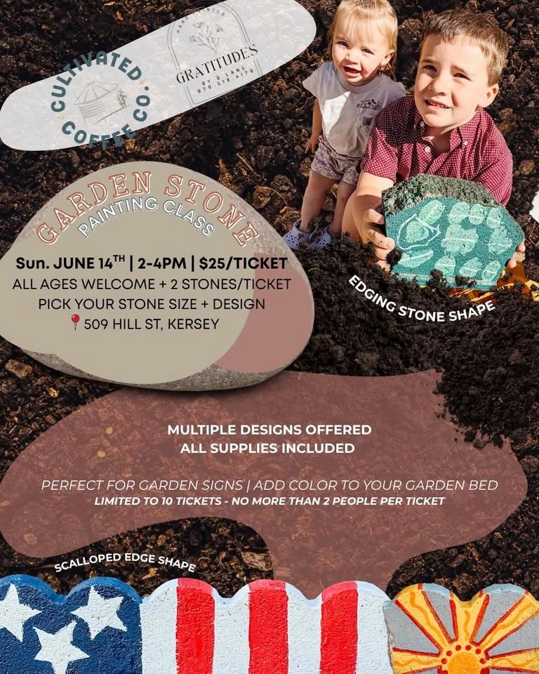 Garden Stone Painting at the Bin (must buy ticket)