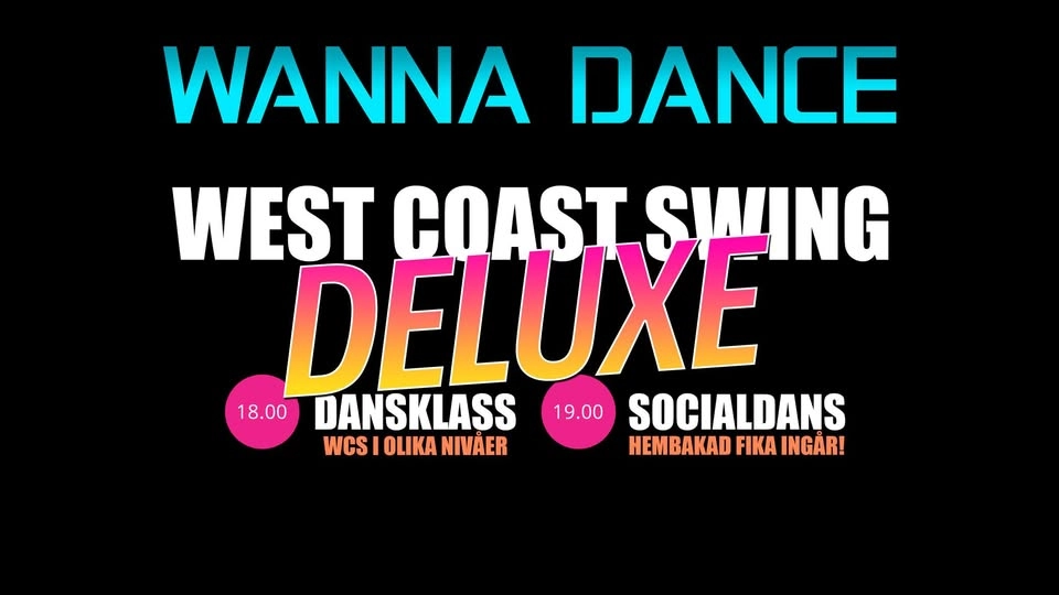 TERMINSAVSLUTNING West Coast Swing Workshop & Socialdans