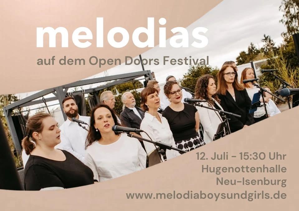 Melodias live auf dem Open Doors