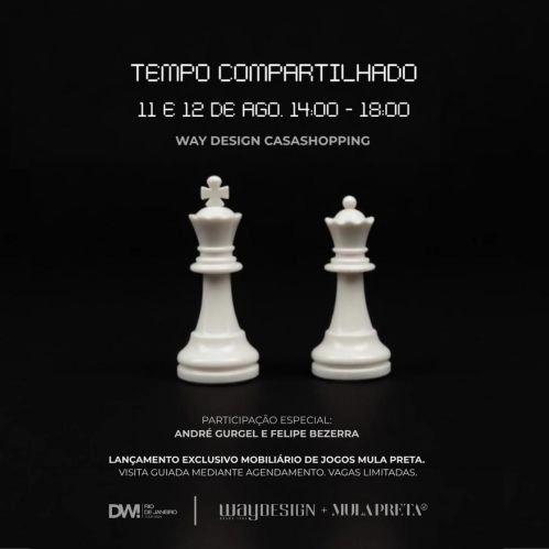 12/08 | 17h às 18h - Tempo Compartilhado | Visitas Guiadas à Exposição da Linha de Jogos Mula Preta