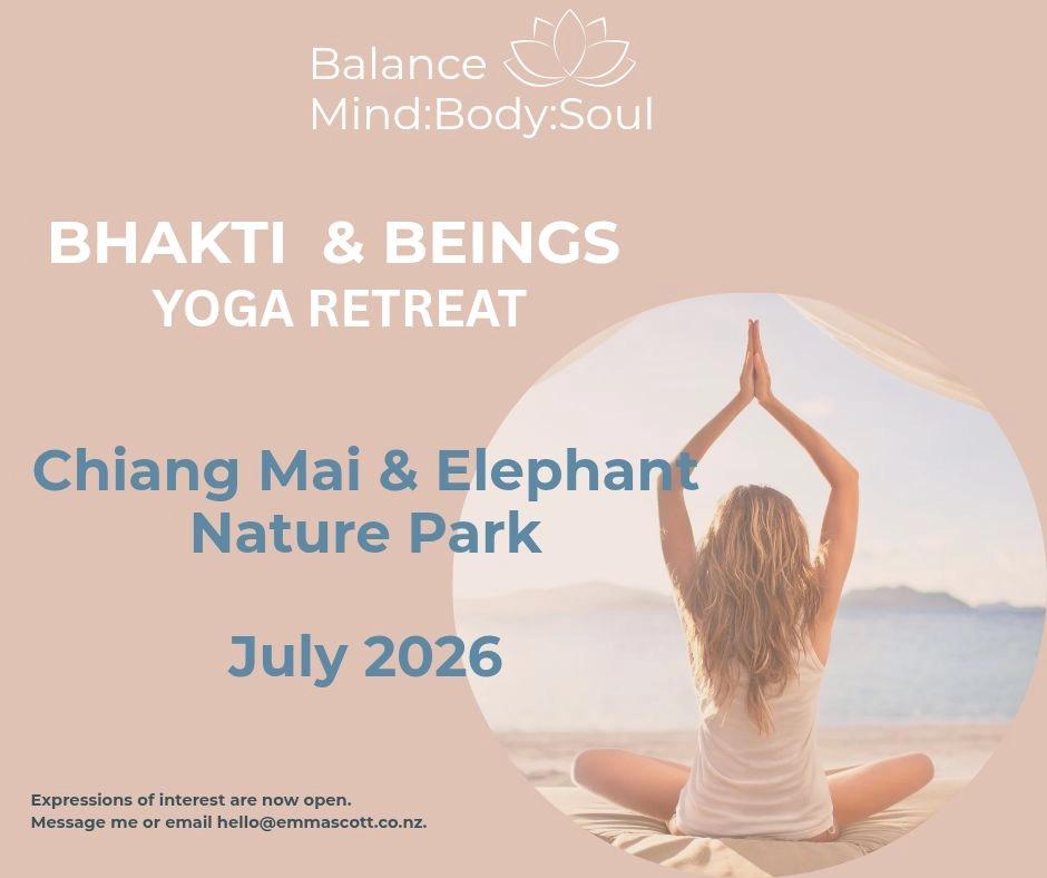 Bhakti and Beings Yoga Retreat and Elephant Sanctuary Volunteer