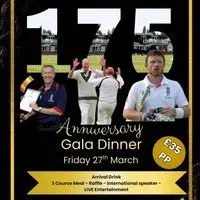 175 Years Gala Dinner Celebration