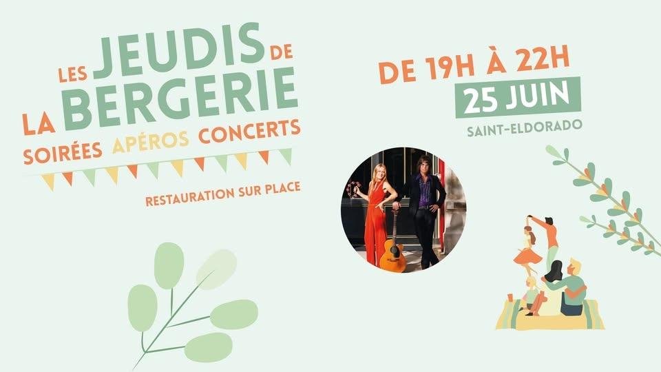 LES APÉROS CONCERTS DE LA BERGERIE accueillent Saint Eldorado