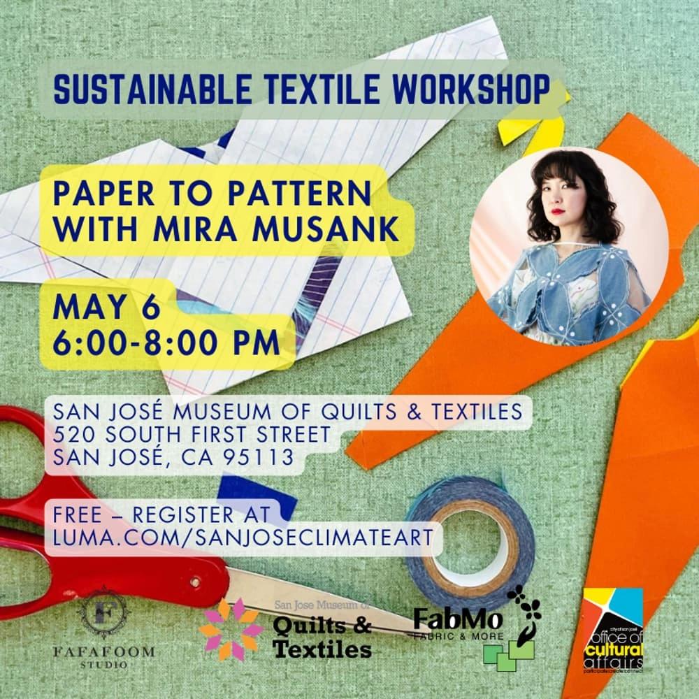 Paper to Pattern: a Textile Workshop with Mira Musank