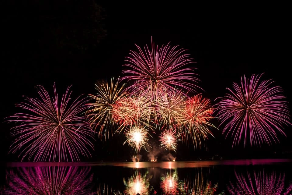 Grand feu d'artifice de la Vallée Bleue