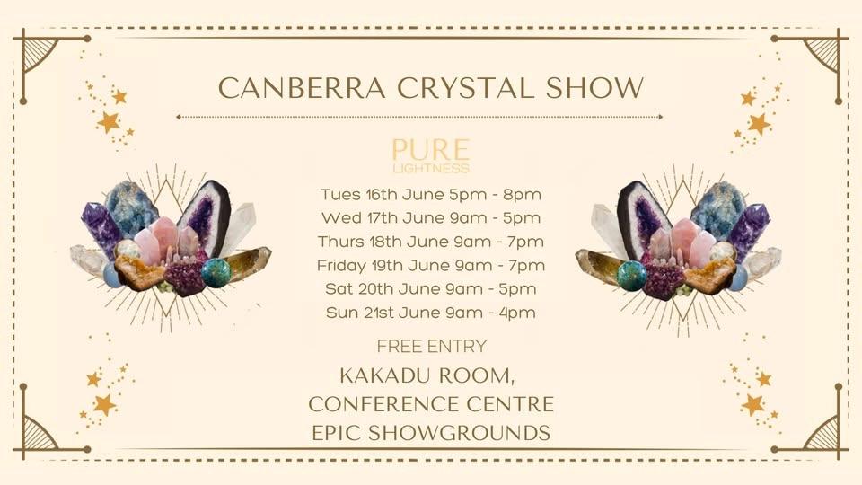 Canberra Crystal Show ✨