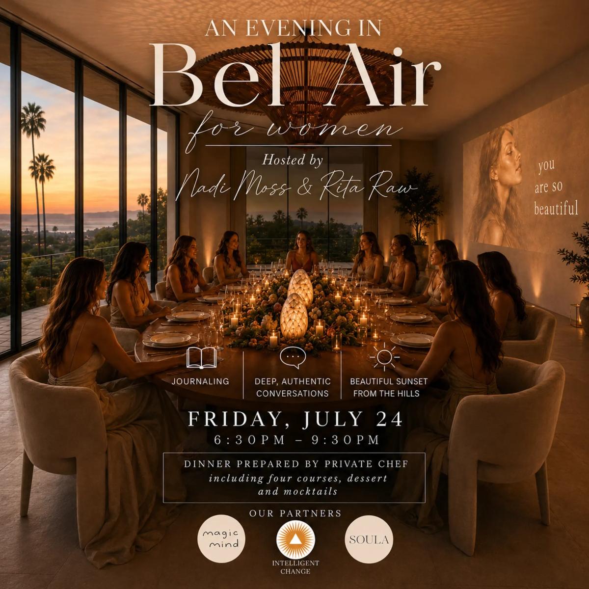 Sunset Dinner Experience: Presence, Connection & Conversation