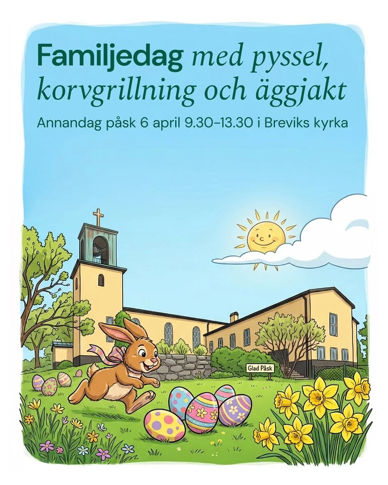 Familjedag på annandag påsk