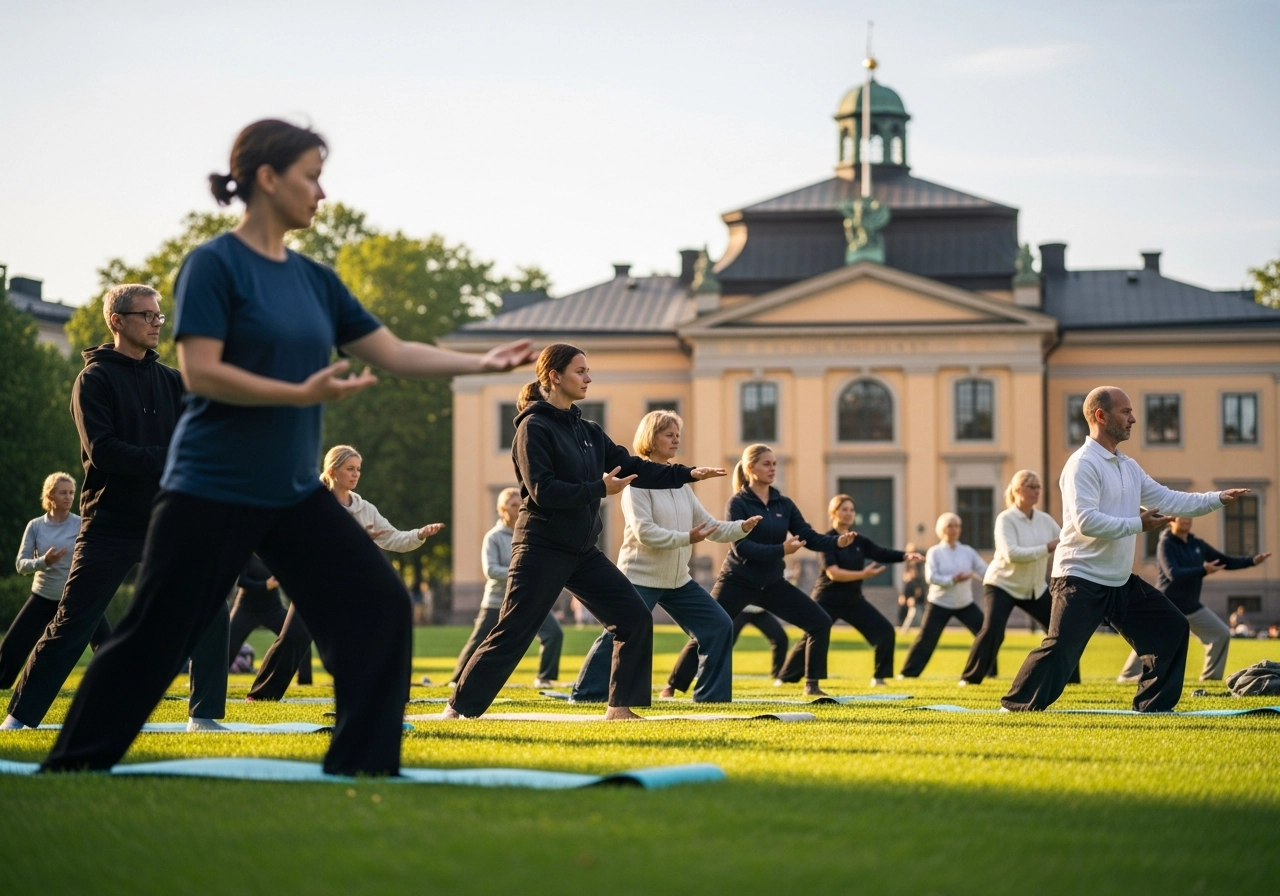 Qigong i Kungsträdgården
