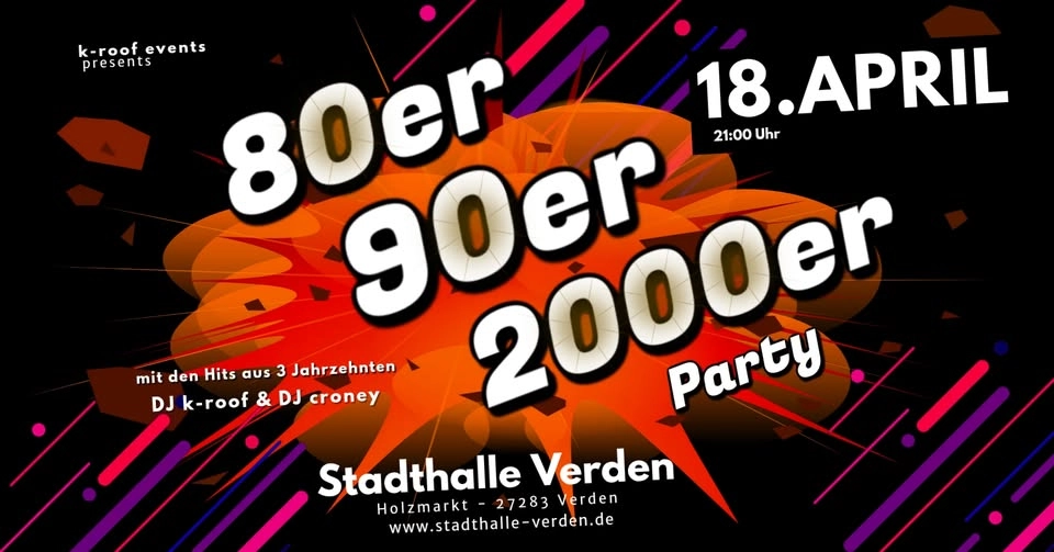 80er - 90er - 2000er Party