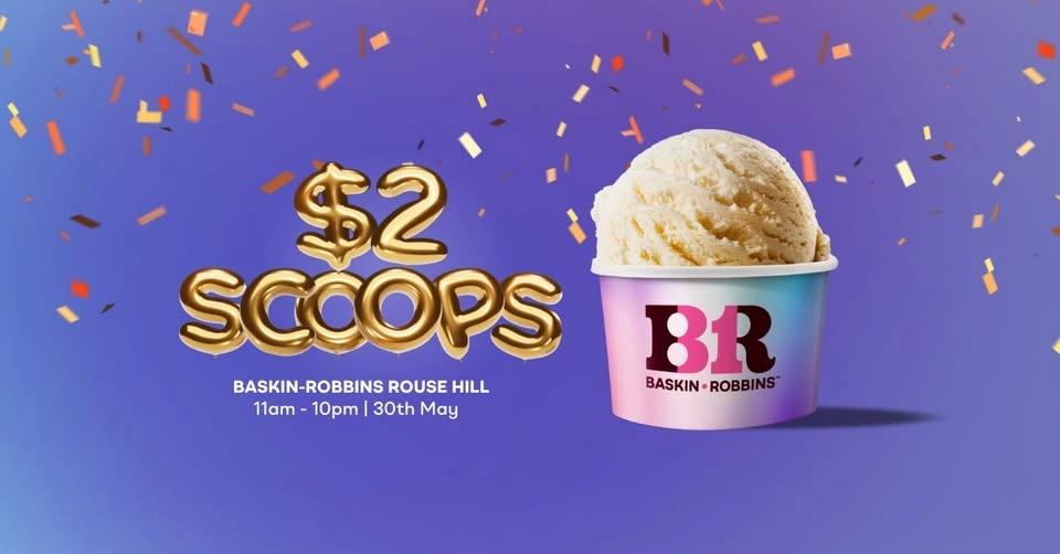 $2 Scoop Festival at Baskin-Robbins Rouse Hill 🍦🎉