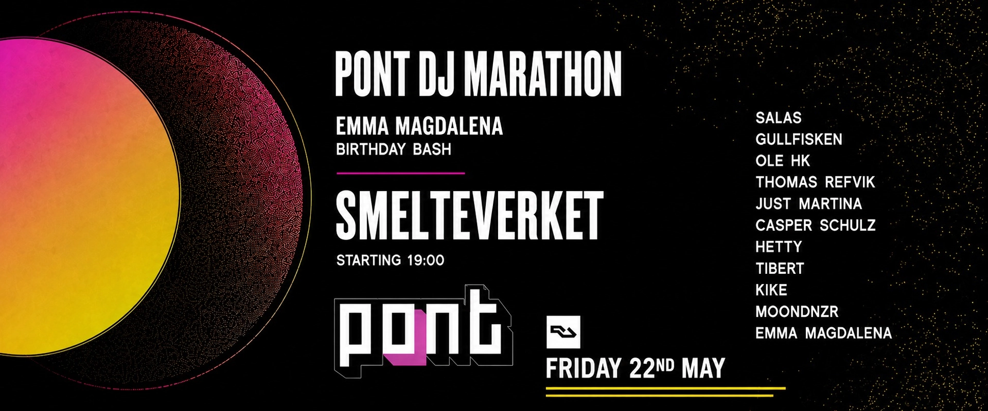 PONT DJ Marathon / Emma Magdalena Bday Bash