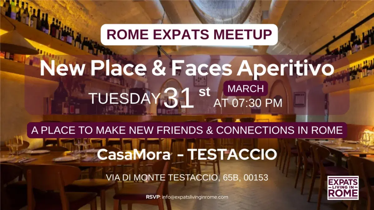 #RomeExpats: New Place & Faces Aperitivo | Testaccio