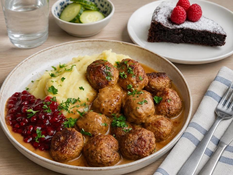 Swedish Comforts - Meatball and Kladdkaka — Florida Academy of Baking
