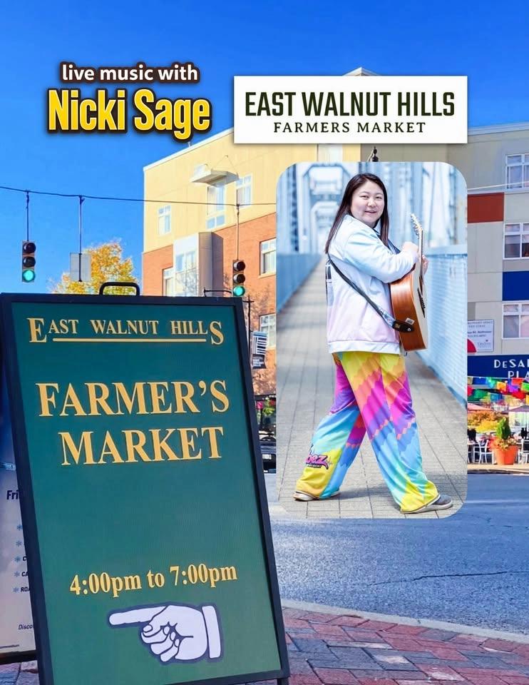 Nicki Sage at East Walnut Hills Farmer's Market