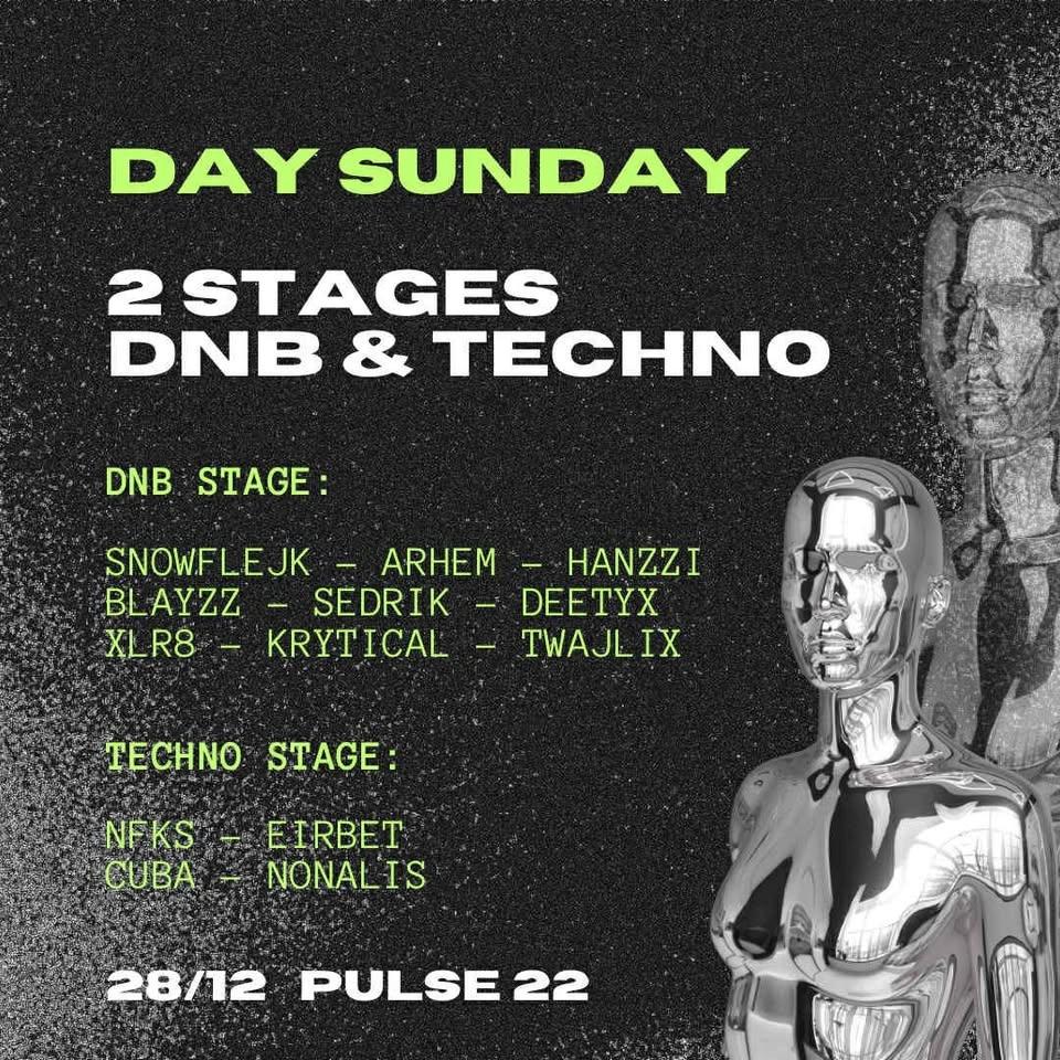 Day Sunday ✨ Techno vs. DNB