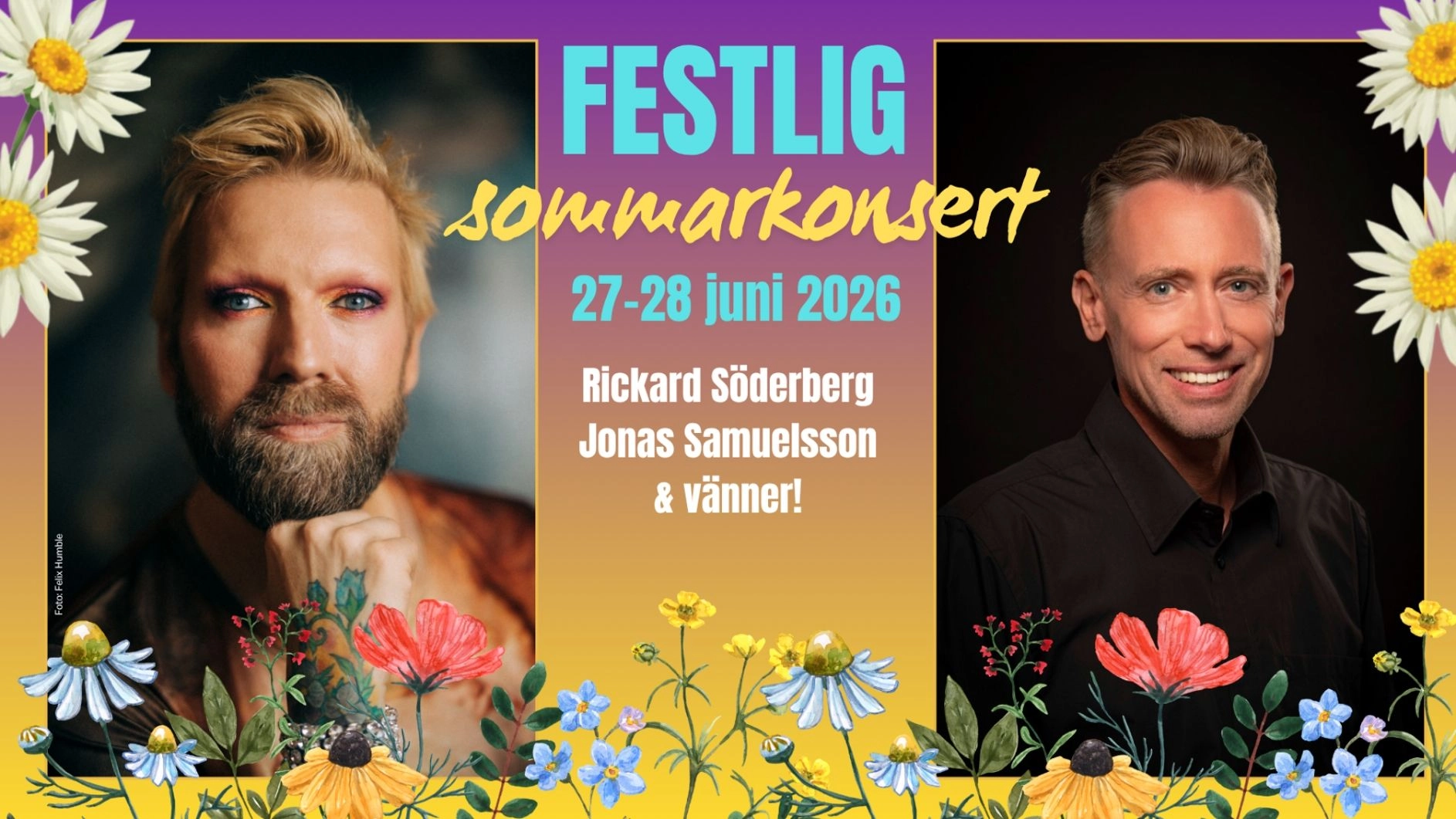 Festlig sommarkonsert med Rickard Söderberg & vänner
