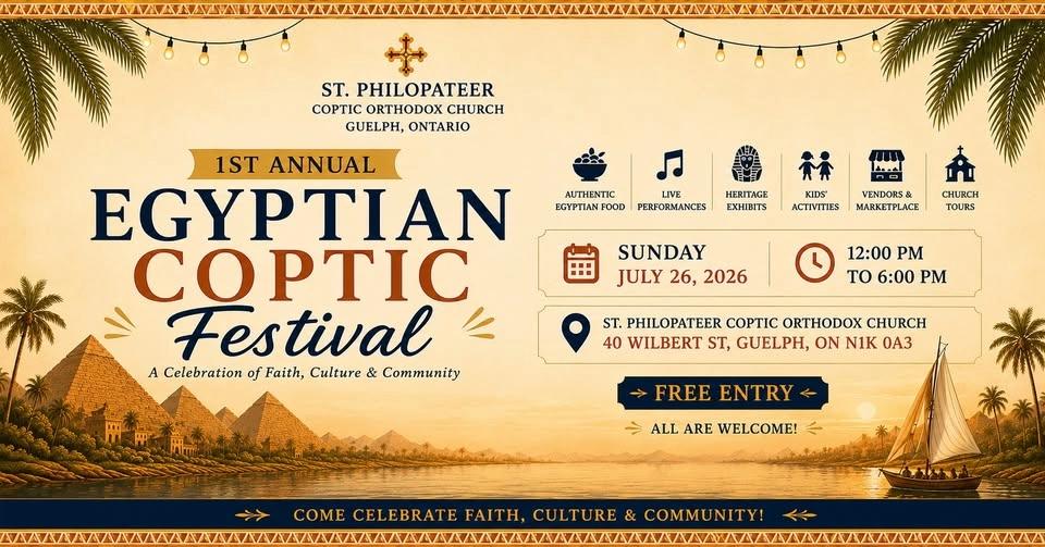 1st Annual Egyptian Coptic Festival | Guelph