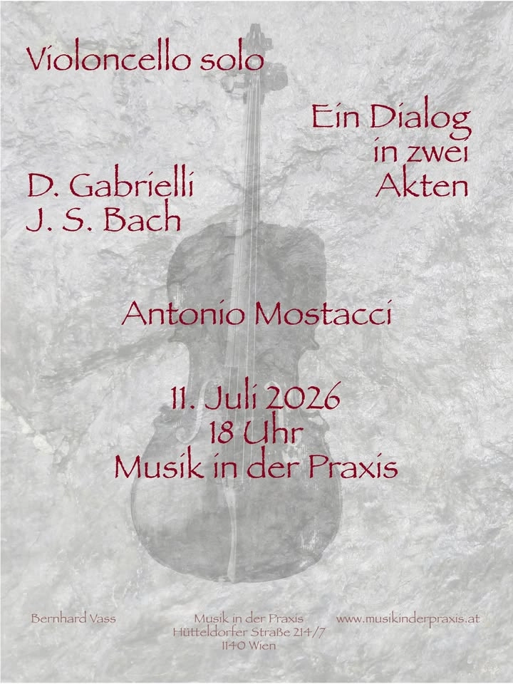 Violoncello solo - ein Dialog in zwei Akten