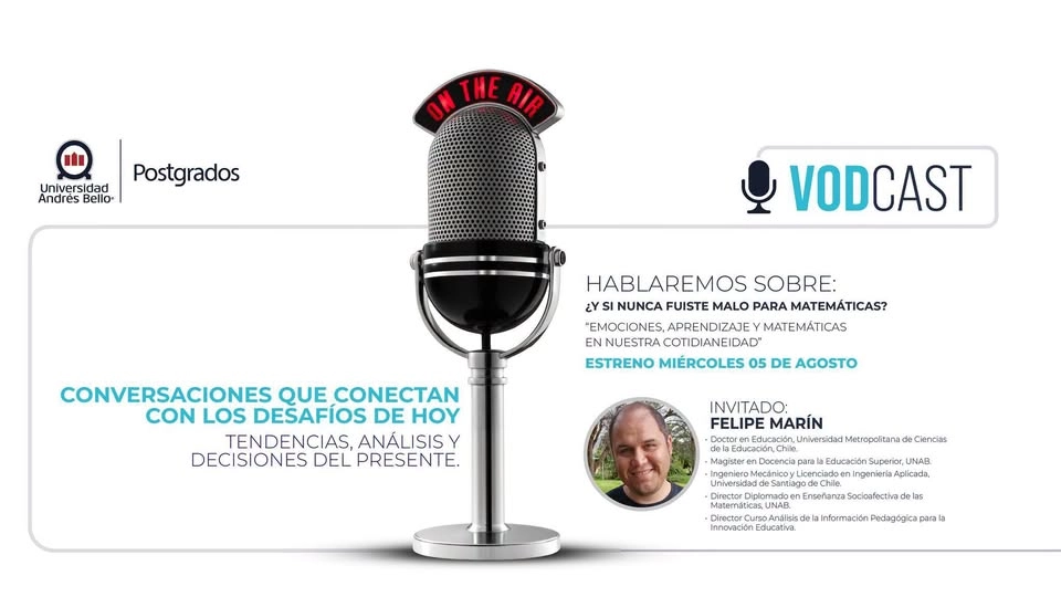 Vodcast: ¿Y si nunca fuiste malo para Matemáticas?