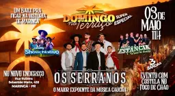 Churrasco & Tradição – Os Serranos no Terraço - Um Domingo com 3 Bandas