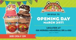 Jeremiah's Ice of Kyle OPENING DAY!