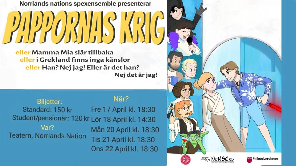 PAPPORNAS KRIG - NoNSEns Storspex 2026 (#Tjugotjugspex!)