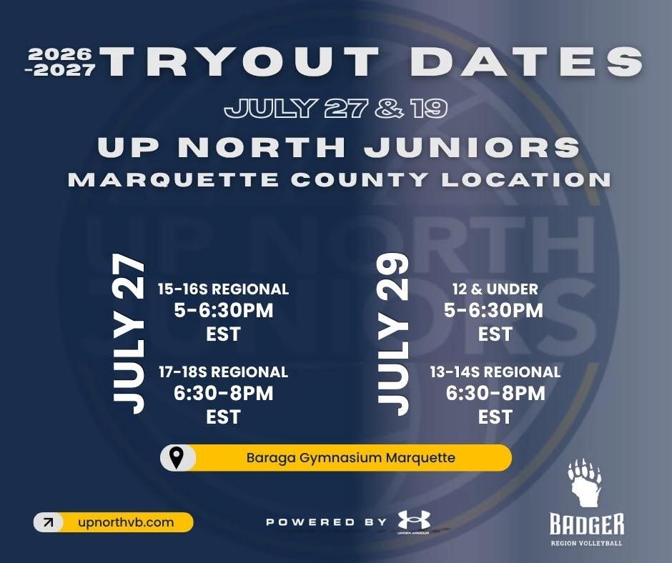 Marquette County Tryouts