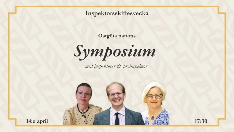 Inspektorssymposium på Östgöta nation
