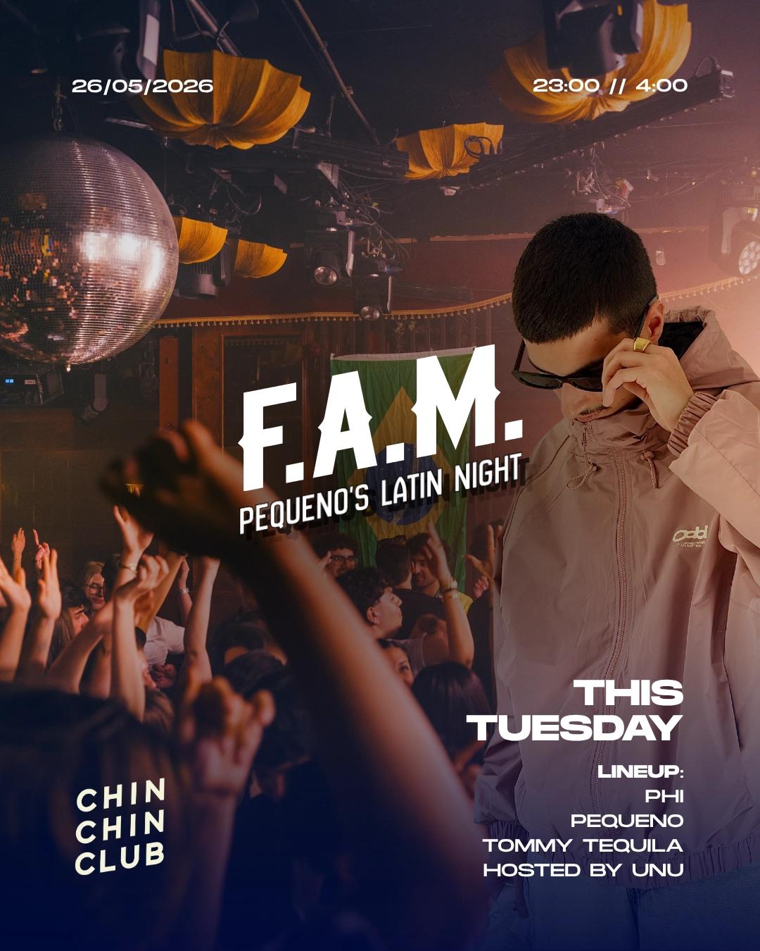 FAM x Pequeno's Latin Night