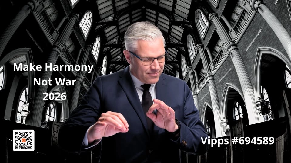 Et flygel og meg. Leif Ingvald fyller 50 år. Make Harmony, not war 2026. Bli med på feiringa.
