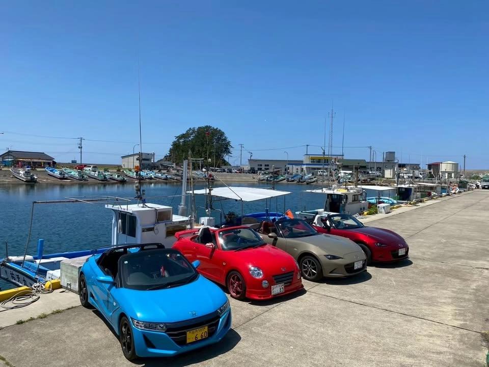 第五回🏔山形🍒open car fes🚗with鼠ヶ関港⛴️カニ🦀エビ🦐甲殻祭り+月山ダム開放