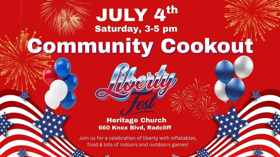 Liberty Fest Community Cookout 2026 | Free Food, Backpacks, Groceries, Inflatables and Family Fun