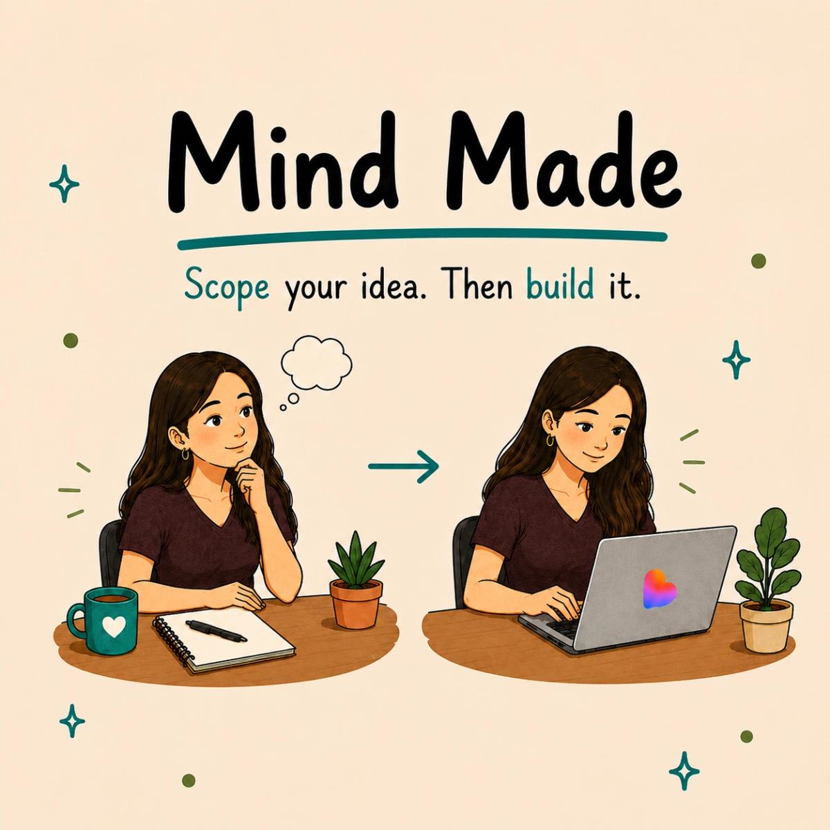 Mind Made โ Think + Build with AI (Non-Technical Beginners Welcome!)