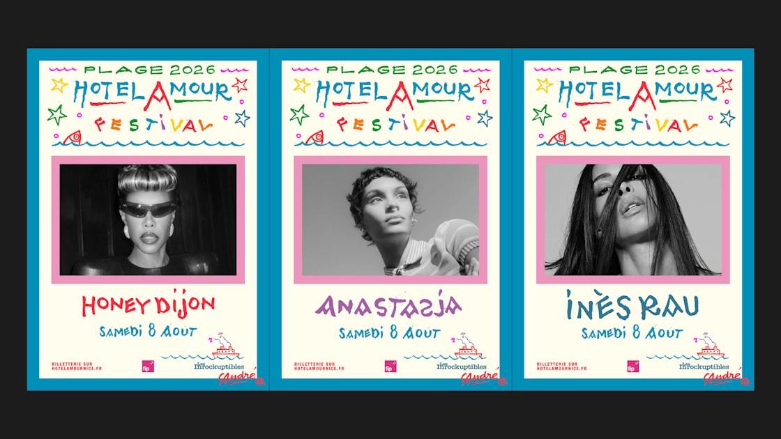 Honey Dijon, Anastazja, Inès Rau À La Plage De L'hotel Amour