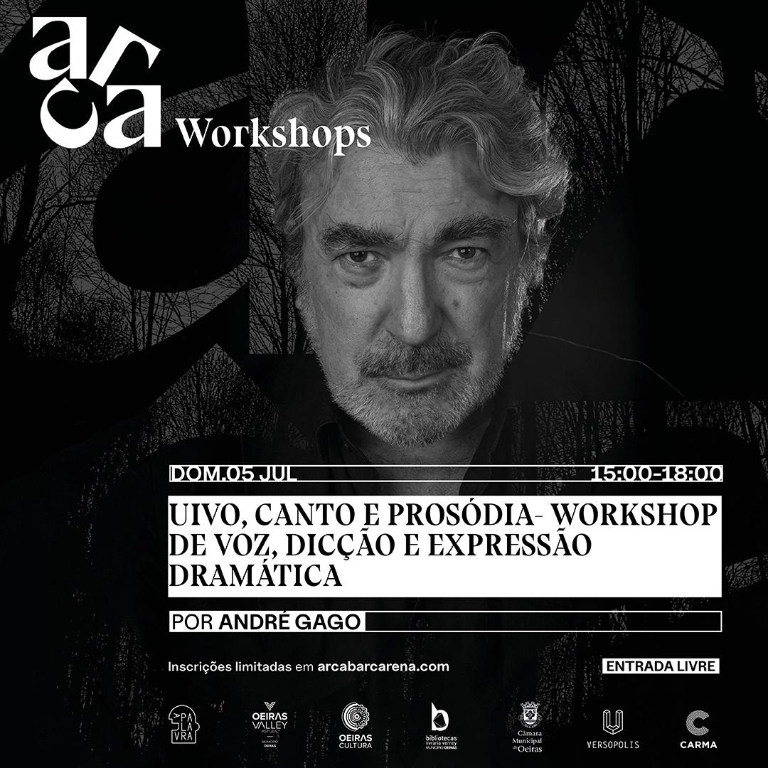Uivo, Canto e Prosódia: Workshop de Voz, Dicção e Expressão Dramática por André Gago
