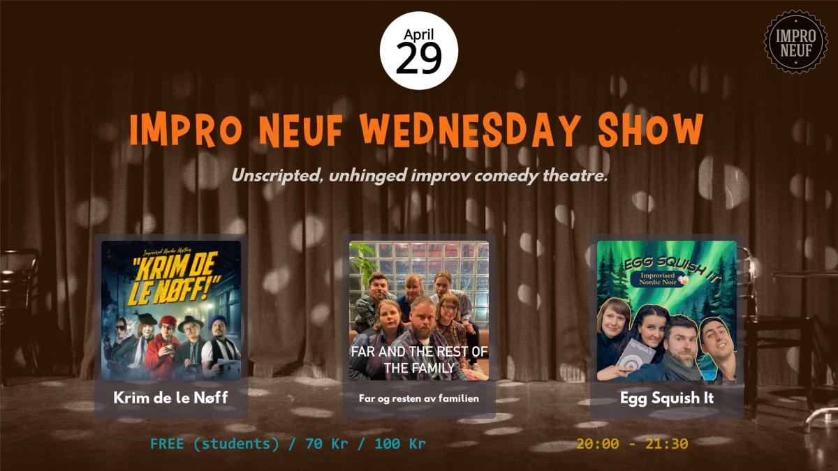 IMPRO NEUF SHOW - Krim de le Nøff - Far og Resten av Familien - Egg squish it