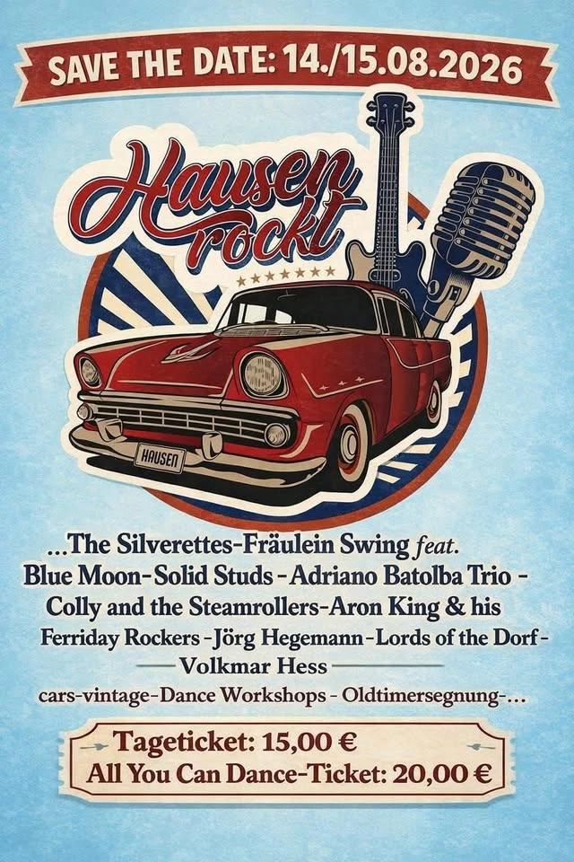 Hausen rockt 50s Festival - Aron King & his Ferriday Rockers LIVE