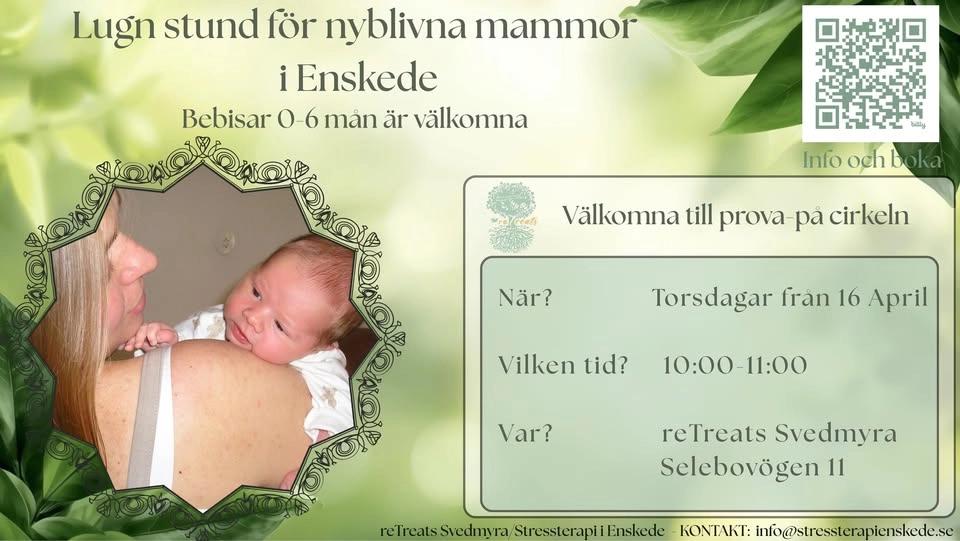 Lugn stund för nyblivna mammor i Enskede