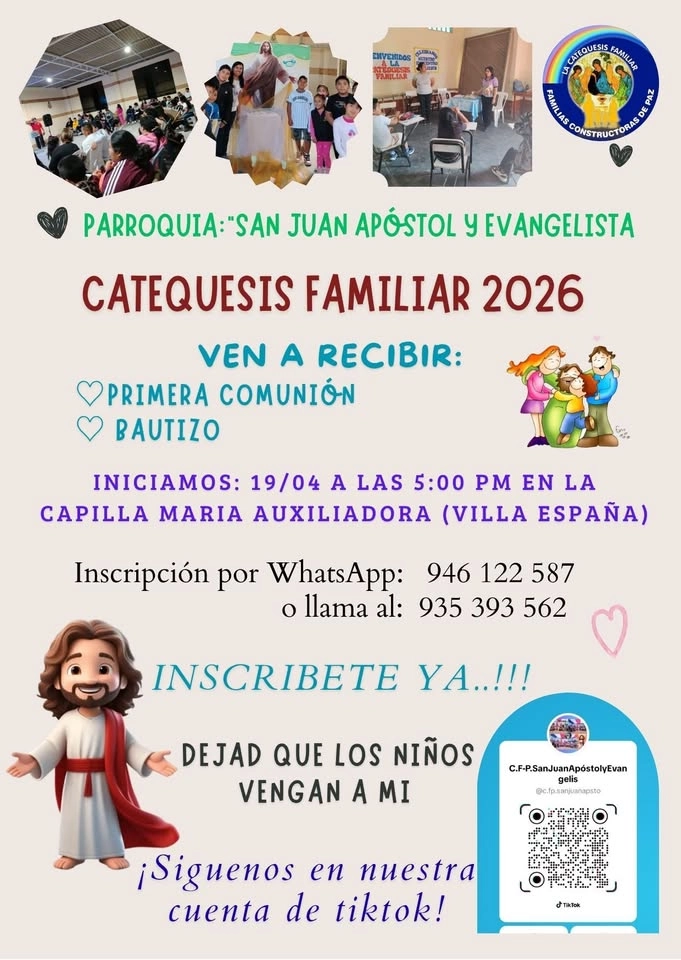 APERTURA DE LA CATEQUESIS FAMILIAR