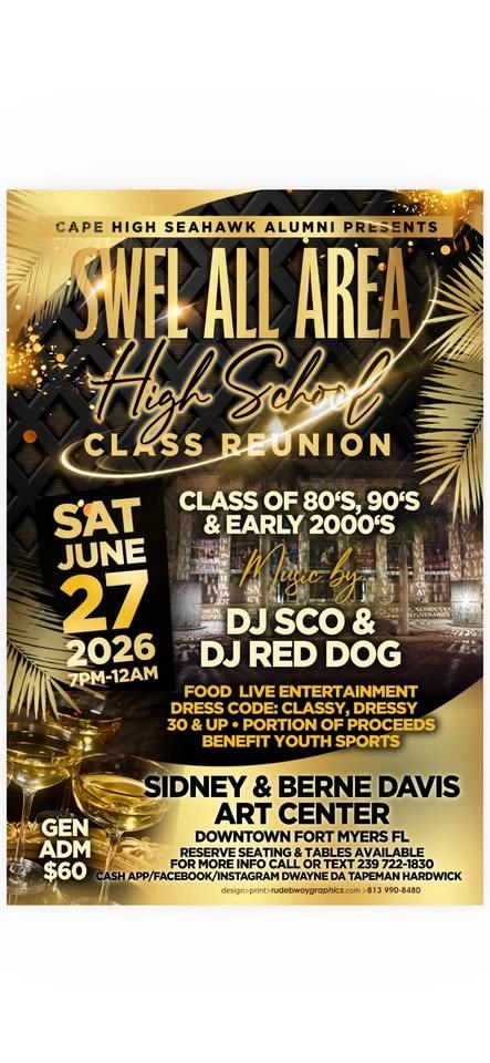 SWFL All Area High Schools Class reunion