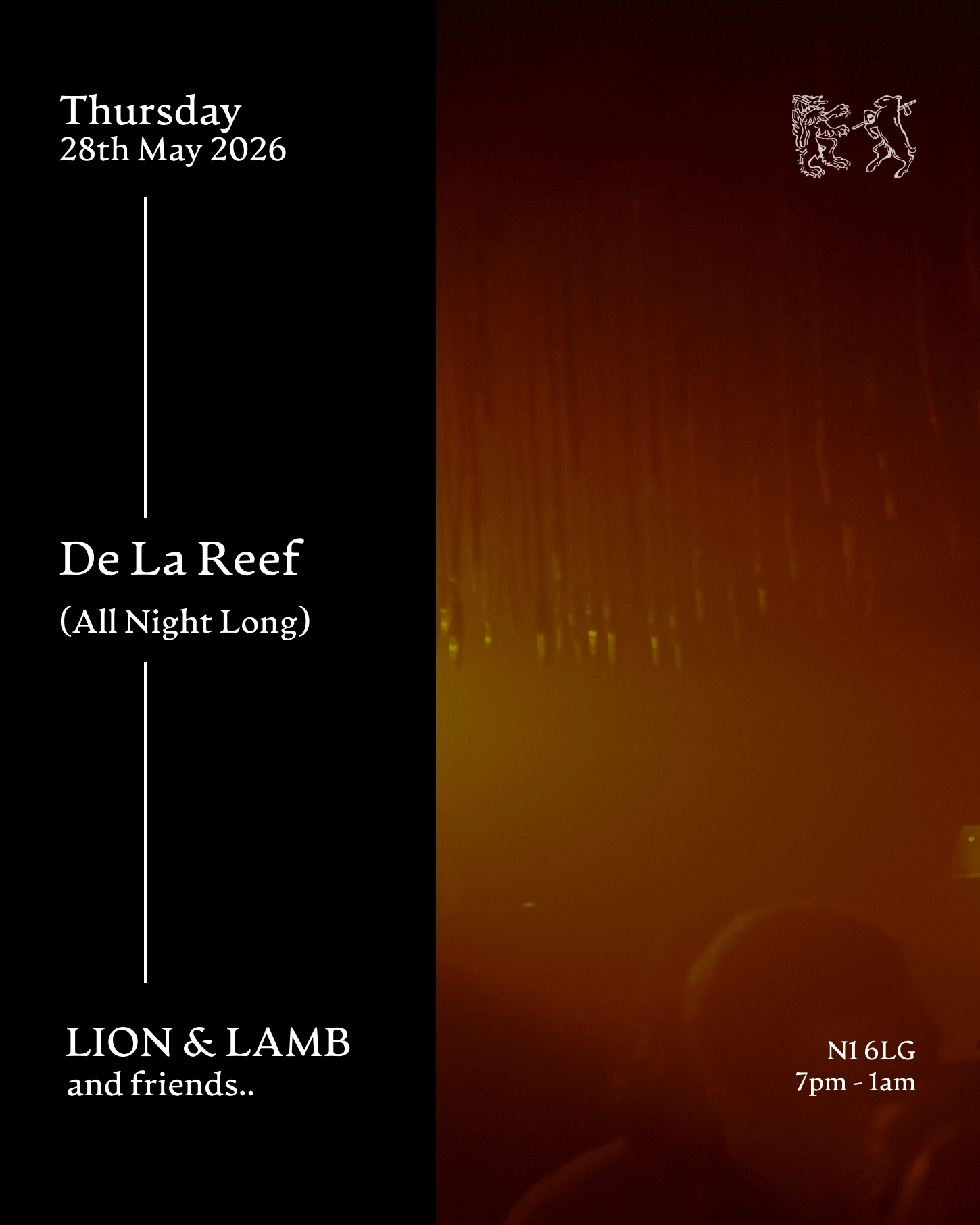 Lion & Lamb and Friends with De La Reef (All Night Long)