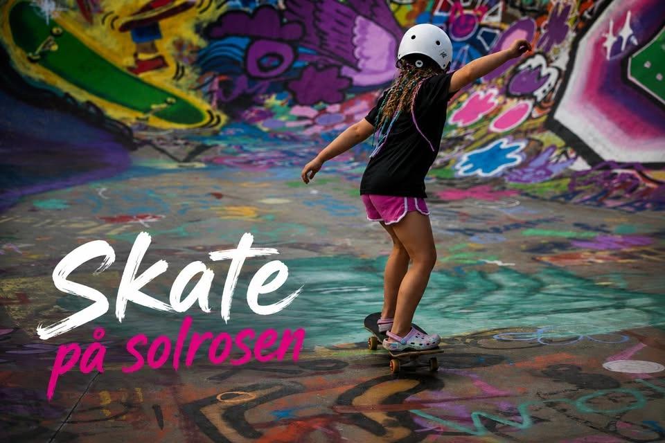 Skate på Solrosen