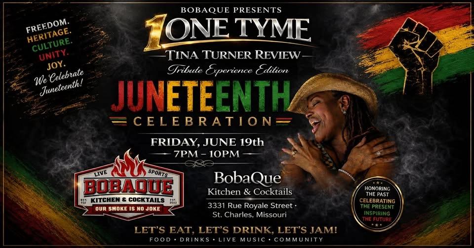 1 Tyme Tina Turner Review Juneteeth edition