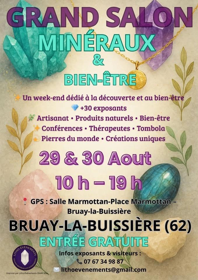 Salon Minéraux,Artisanat et bien-être de Bruay-la-Buissière