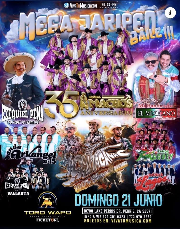 EZEQUIEL PEÑA EN MEGA JARIPEO BAILE III EN PERRIS, CA