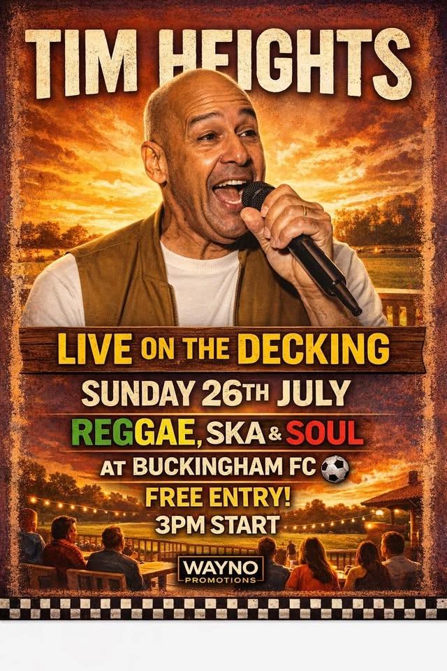 Tim Heights - Live at Buckingham FC