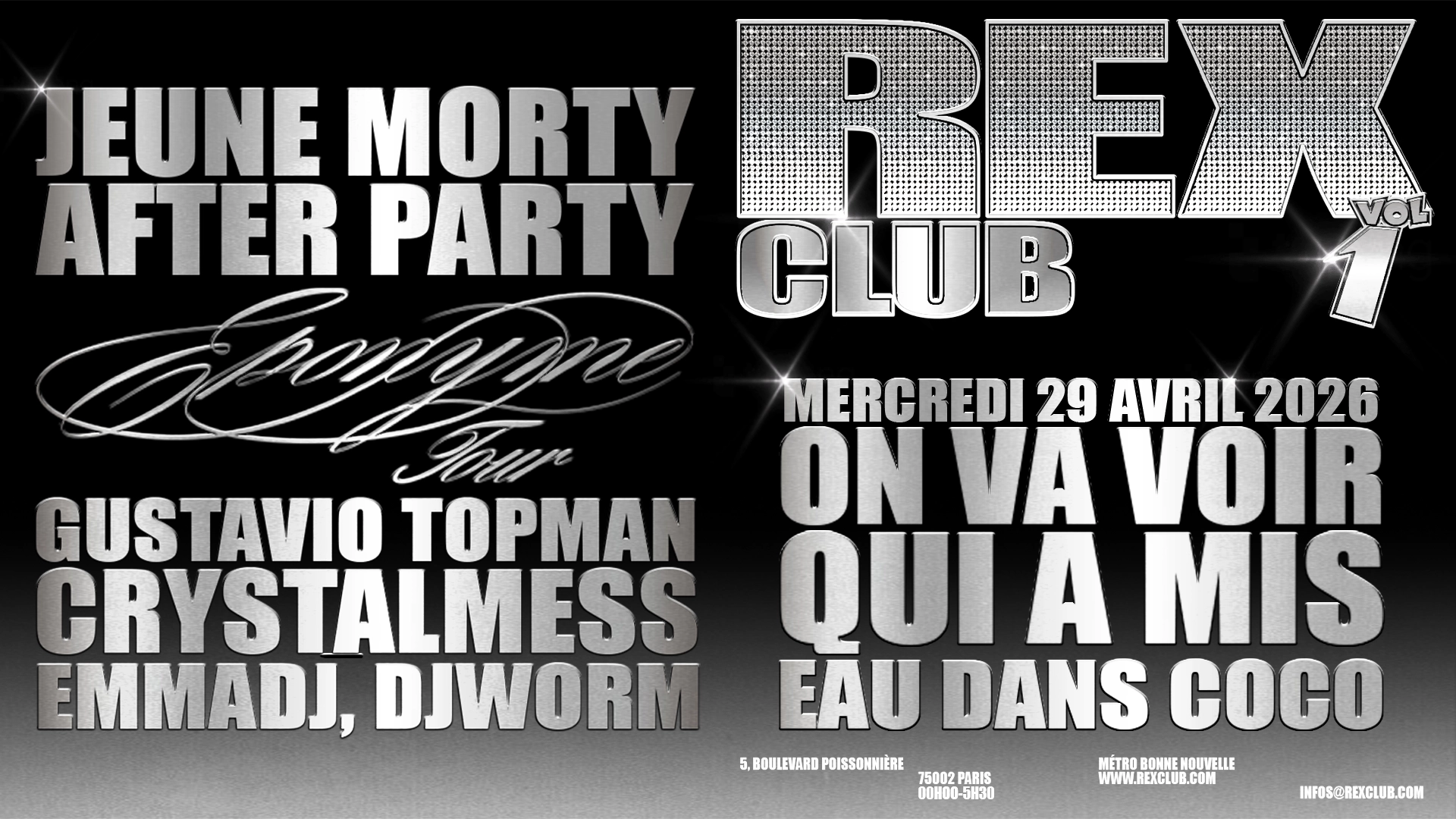Jeune Morty After Party: Gustavio Topman, Crystalmess, Emma DJ, DJworm