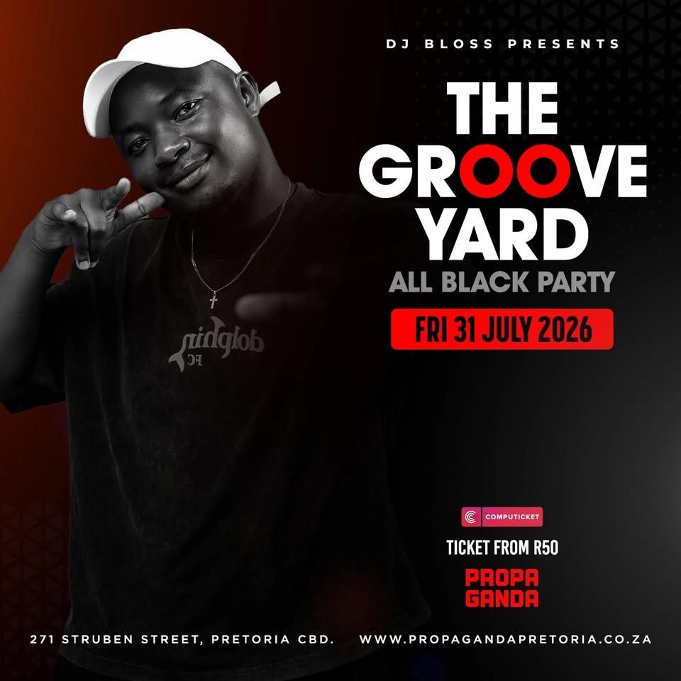 THE GROOVE YARD ALL BLACK PARTY.
