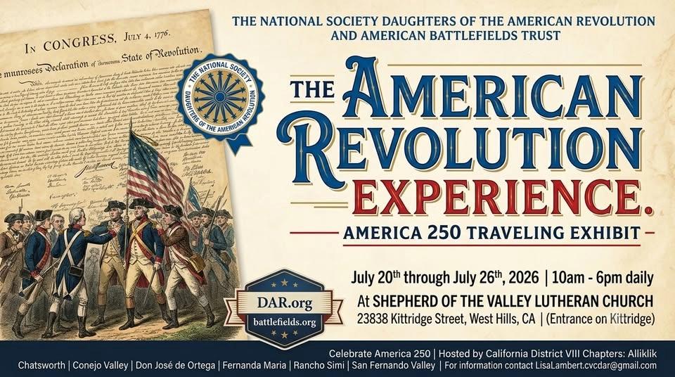 American Revolution Experience: America 250 Traveling Exhibit